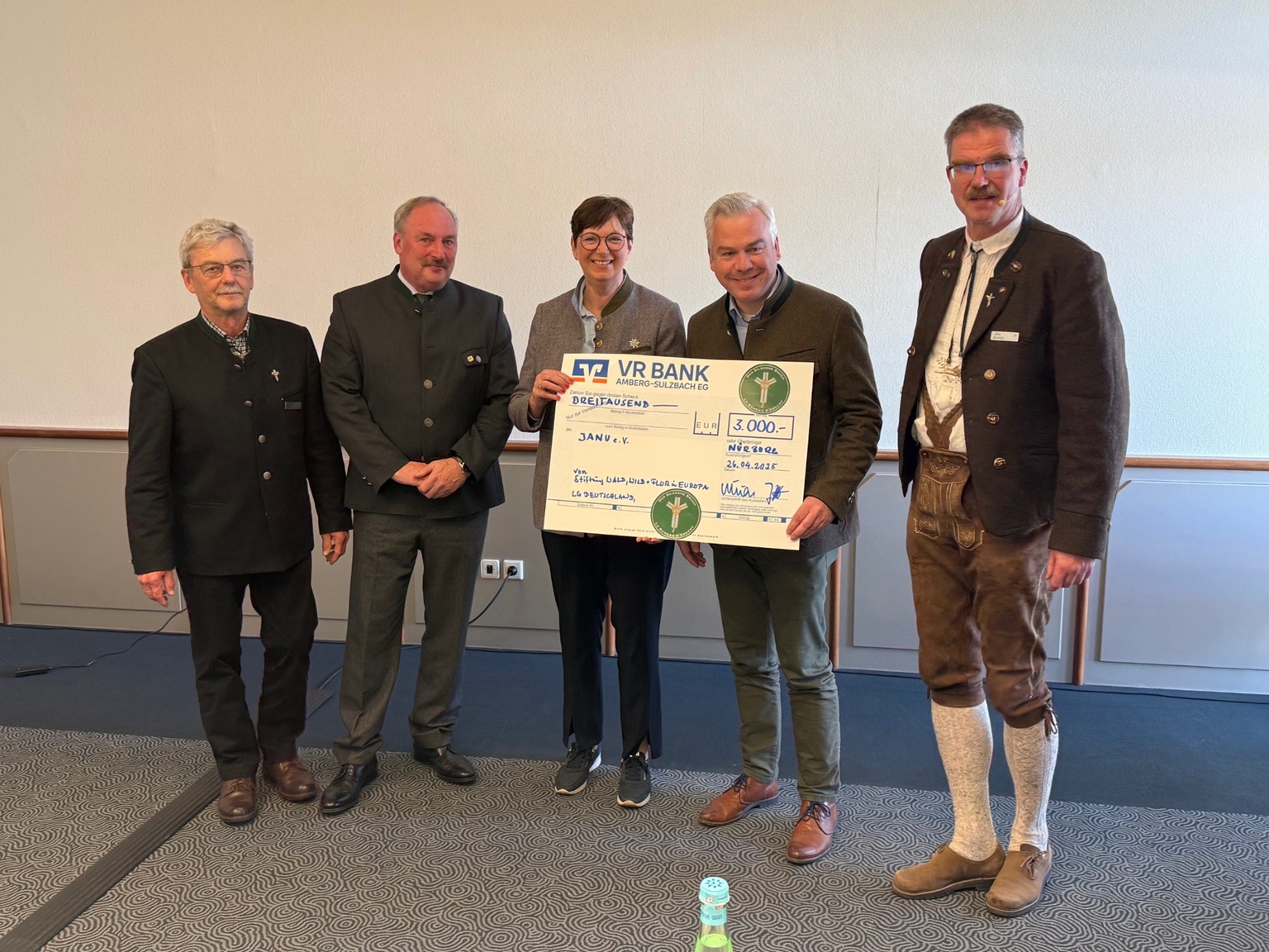Stiftung Wald, Wild und Flur in Europa fördert Janu e.V. – Verein für Jagd, Natur und Umweltschutz e.V.